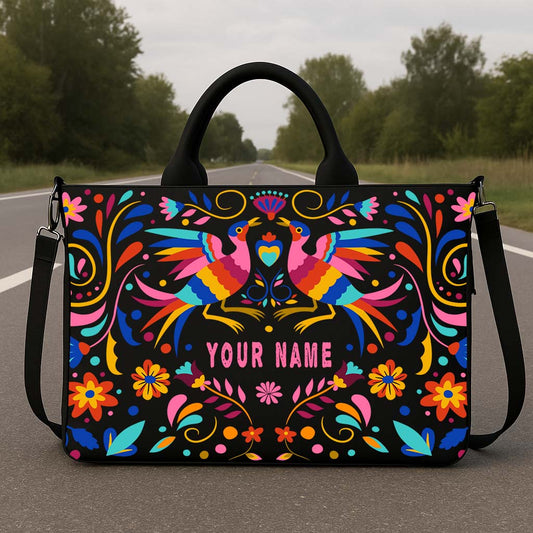 Birds of Éclat Hobo Tote Bag