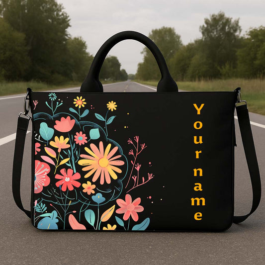 Whispering Petals Hobo Tote Bag