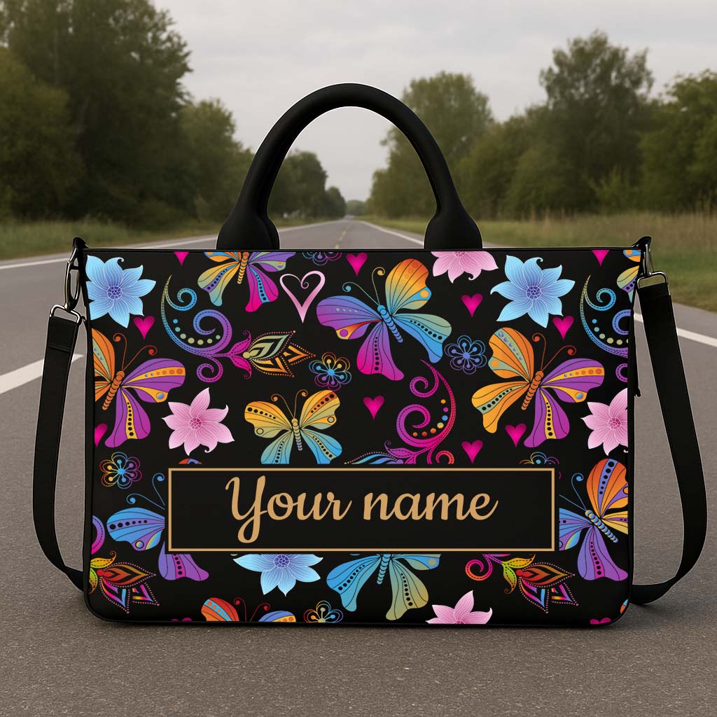 Butterfly Waltz Hobo Tote Bag