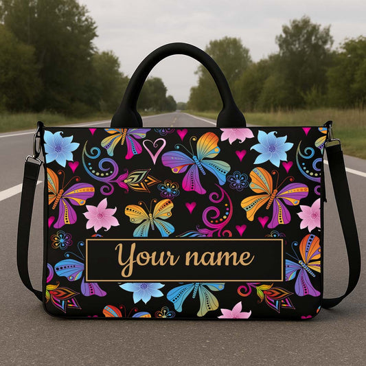 Butterfly Waltz Hobo Tote Bag