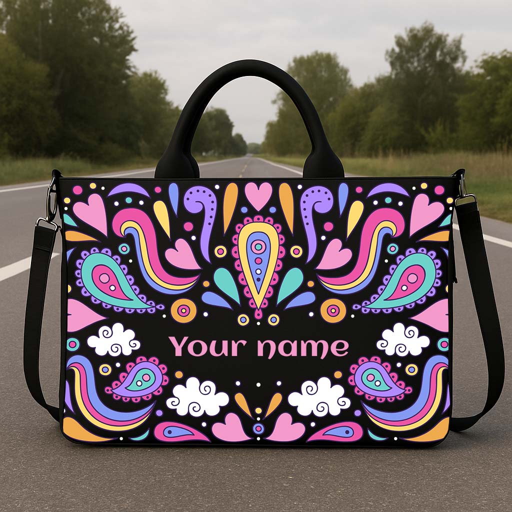 Paisley Pixie Hobo Tote Bag