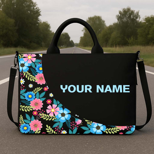 Blossom Curve Hobo Tote Bag