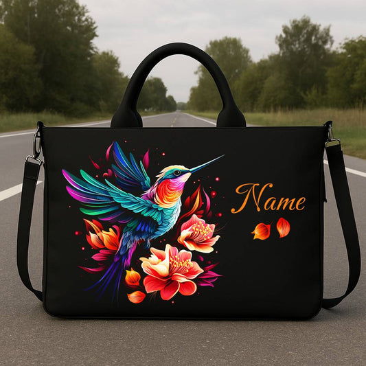 Vivid Hummingbird Hobo Tote Bag