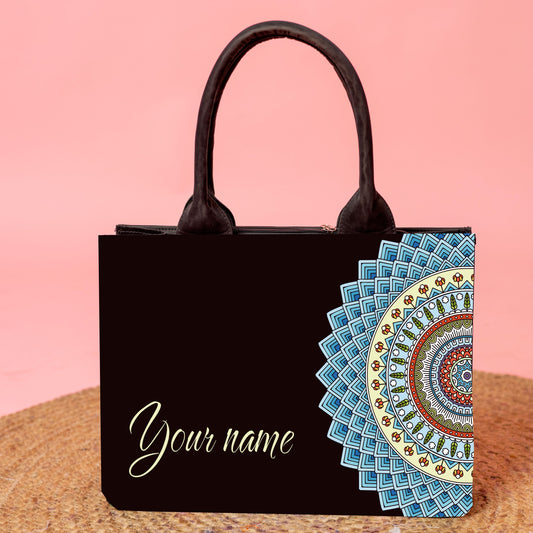 Customized Mandala art Tote Bag