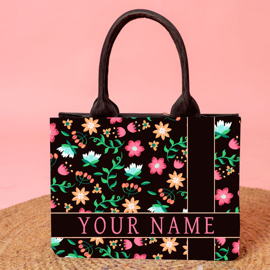 Customized Enchanted Bloom Tote