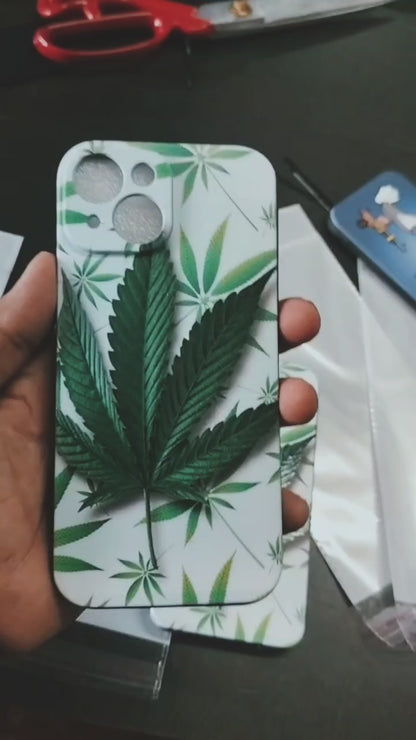 Botanical Vibes Cannabis Leaf Phone Case