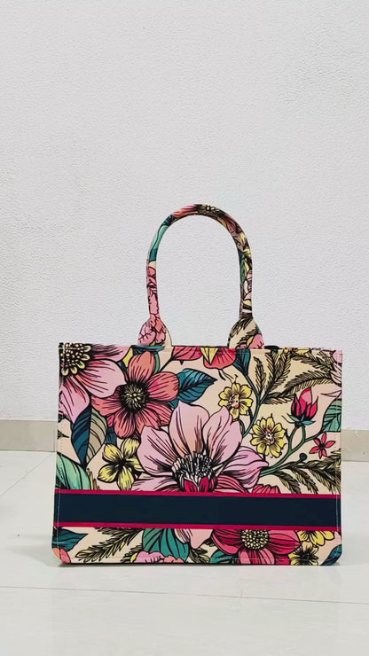 The Vintage Peony Tote Bag