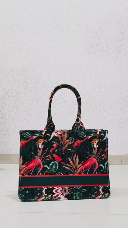 The Flamingo Oasis Tote Bag