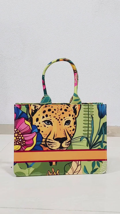 The Jungle Leopard Tote Bag