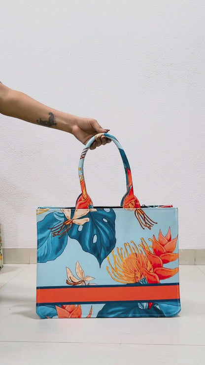 The Tropicana Sunrise Tote Bag