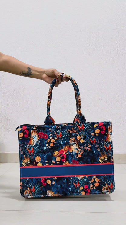 The Midnight Jungle Tote Bag