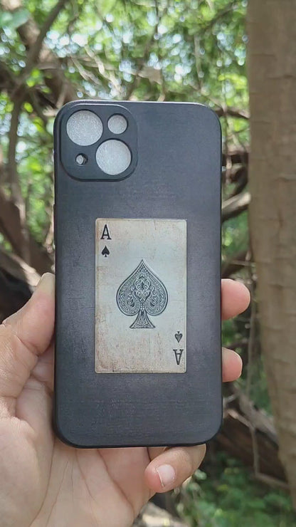 Ace of Spades Phone Case – Vintage Card Edition