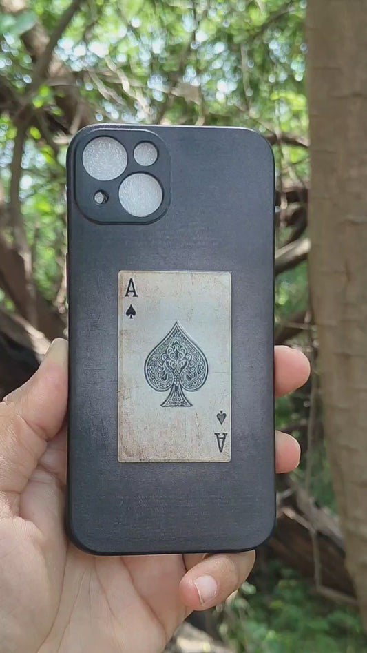 Ace of Spades Phone Case – Vintage Card Edition