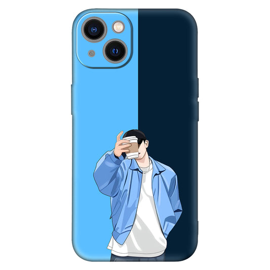 Blue Dividend Aesthetic Phone Cover